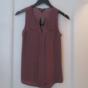 Express Cami Tank | Plum | Size XXS